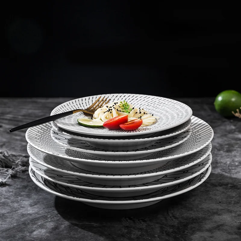 1 шт. посуда Пномпень Геометрическая десертная тарелка 6 дюймов 8 керамическая