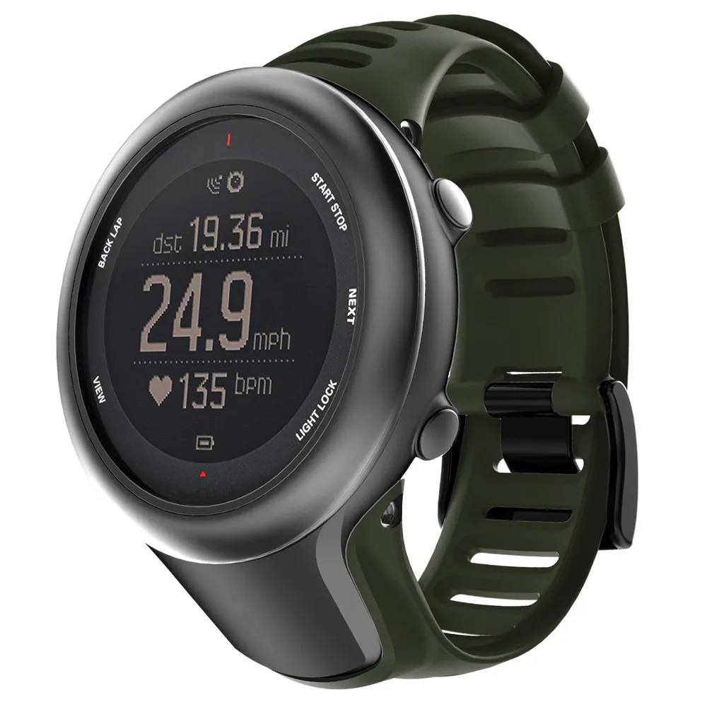 TPE спортивные умные часы ремешок браслет для SUUNTO AMBIT3 замена аксессуары |