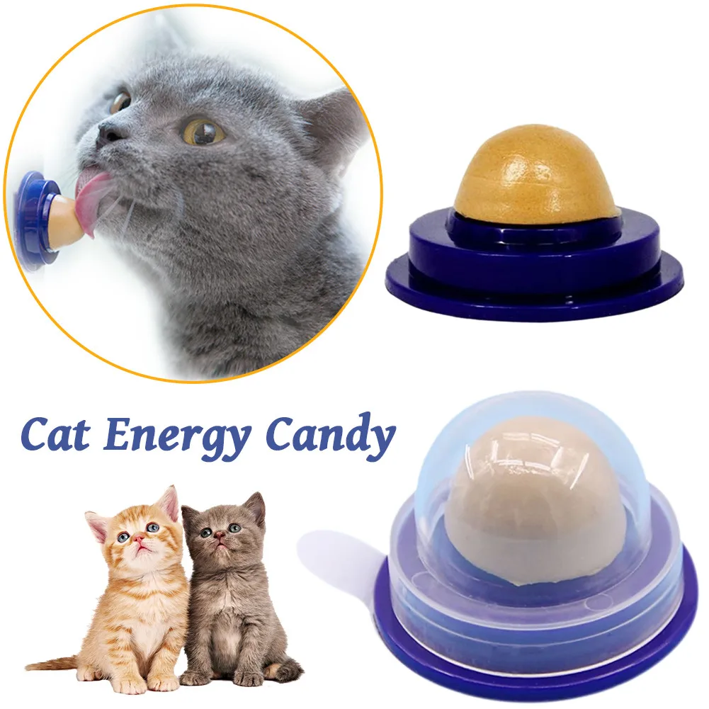 

Catnip Sugar Ball Solid Catnip Sugar Nutrition Cat Treats Strong Energy Ball Cat Nutrition Cream Licking Solid Candy Cats Snack