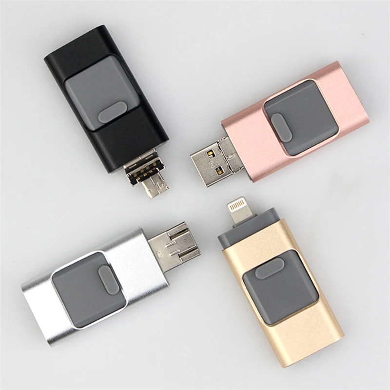 Usb 3 0 OTG флеш-накопитель 128 ГБ 16 32 64 HD de almacenamiento externo memoria para iphone ipad Unidad Flash USB |