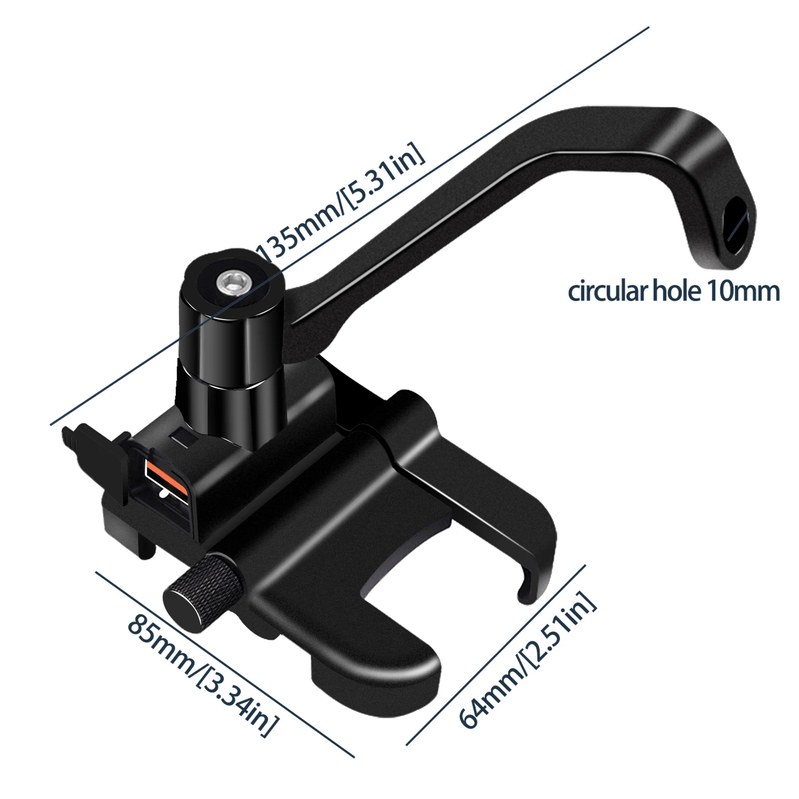 

CS-748D Waterproof DC12V-24V Universal Mobile Phone Holder for Electric Vehicles