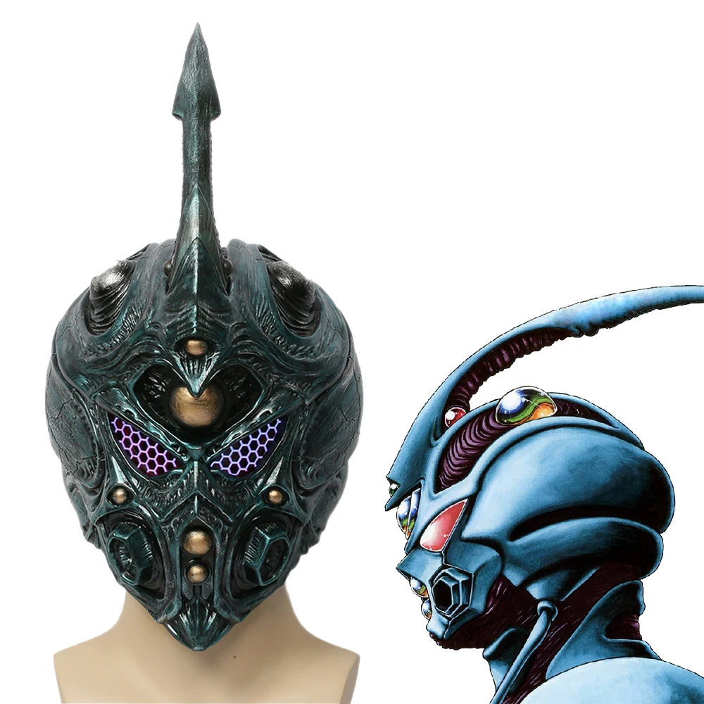 XCOSER Bio Booster Armor Guyver шлем с подсветкой аниме косплей реквизит маска для косплея шлем на всю голову со съемным рогом