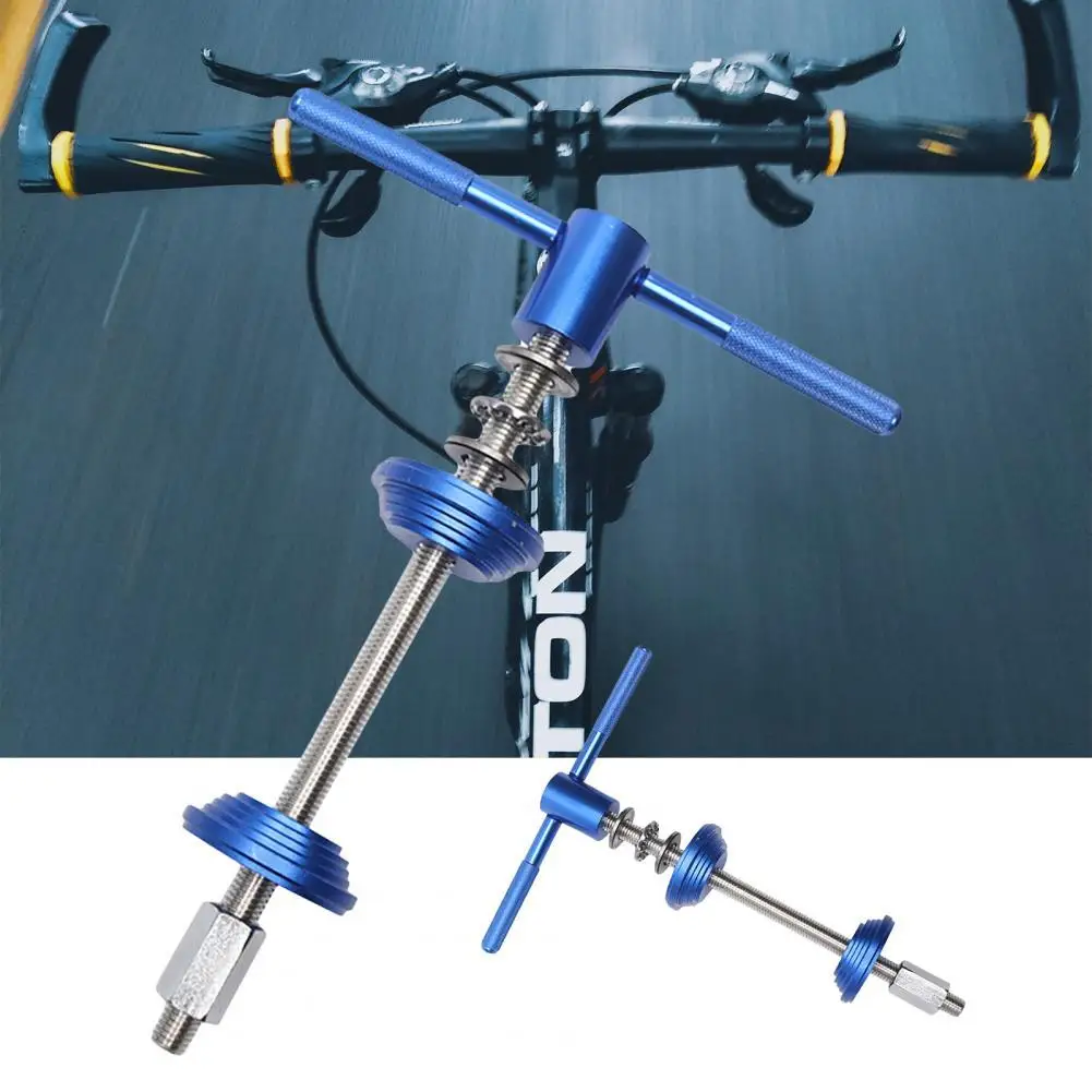 

Lightweight Bottom Bracket Remover High Strength Aluminum Alloy Detachable Handle Headset Press-in Tool for Bicycle