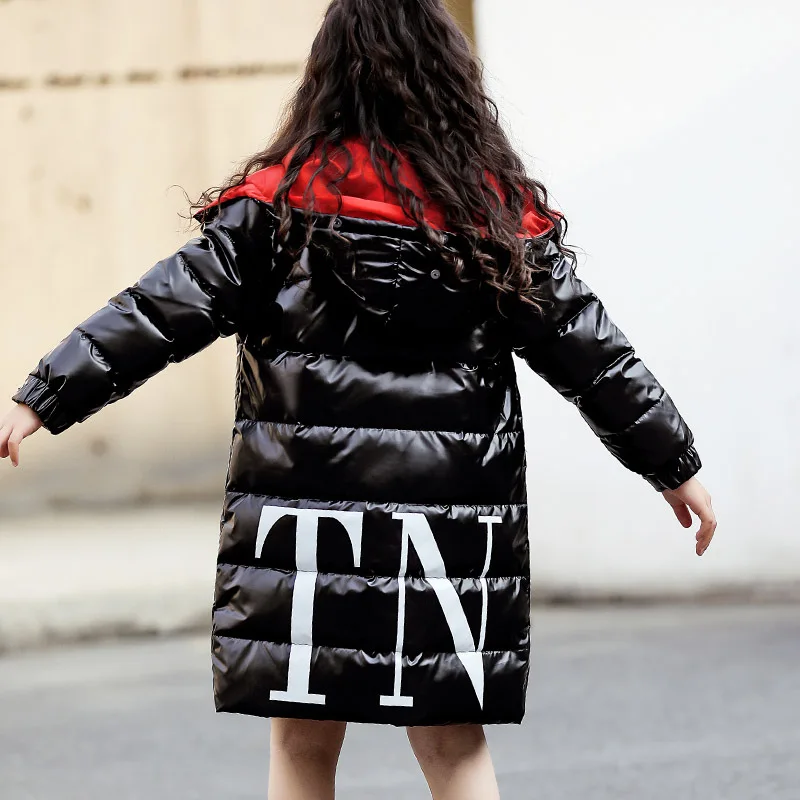 Новинка 2019 года зимние теплые куртки на белом утином пуху Одежда для девочек