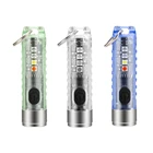 Мини светодиодная вспышка светильник для кемпинга, охоты, флэш-светильник брелок Портативный светодиодный фонарь вспышка светильник карманный мини-фонарь рабочий светильник