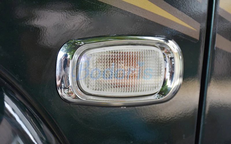 Накладки на боковые лампы для Land Cruiser 100 LC100 J100 Lexus LX470 1998 2007|Хромирование| |
