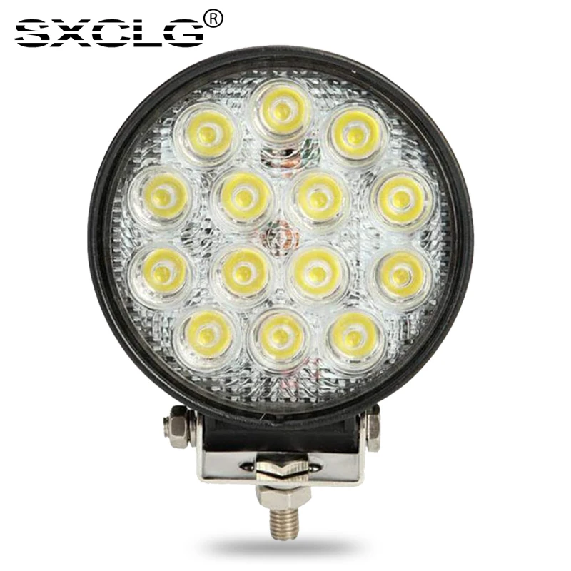 Светодиодная панель рабочего освещения SXCLG 42 Вт точечный луч для внедорожников
