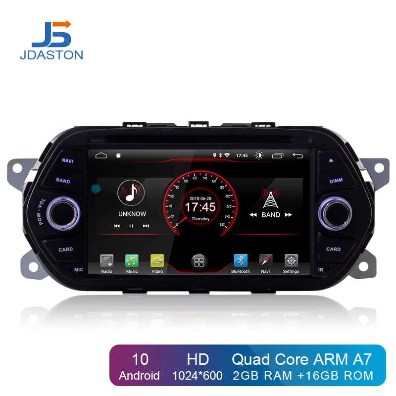 JDASTON Android 10 Автомобильный DVD плеер для Fiat Bravo 2007 2008 2009 2010 2011 2012 gps навигация 2 Din Автомобильный Радио стерео Мультимедиа