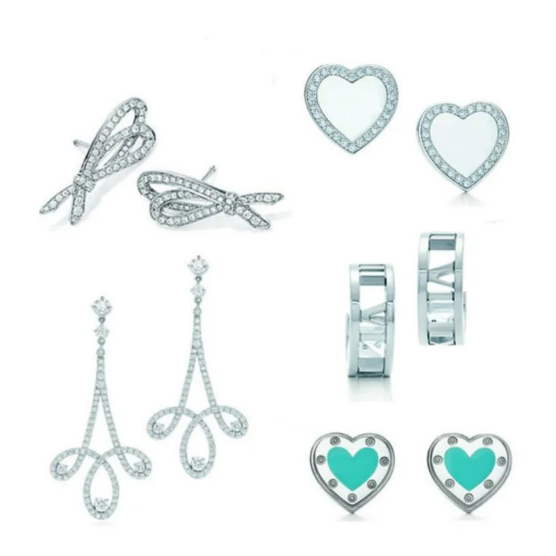 Новинка 2021 очаровательные серьги-гвоздики серебряного цвета в виде