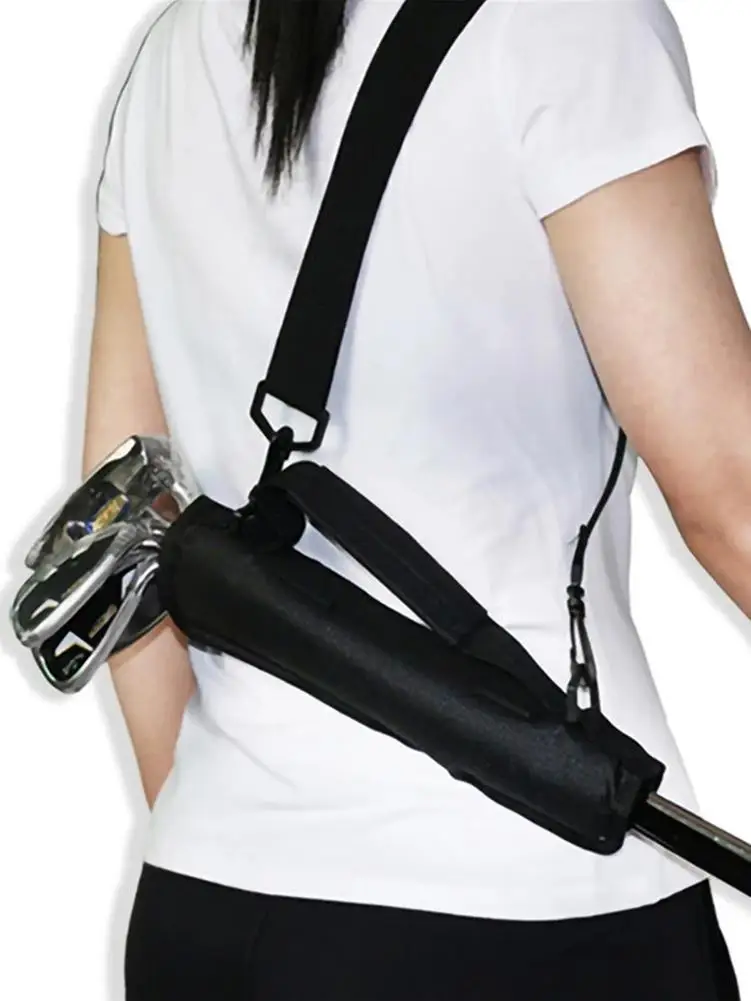 

Портативная нейлоновая сумка-переноска для гольф-клуба, дорожная сумка для дальнего вождения, чехол для тренировок с регулируемыми лямками...