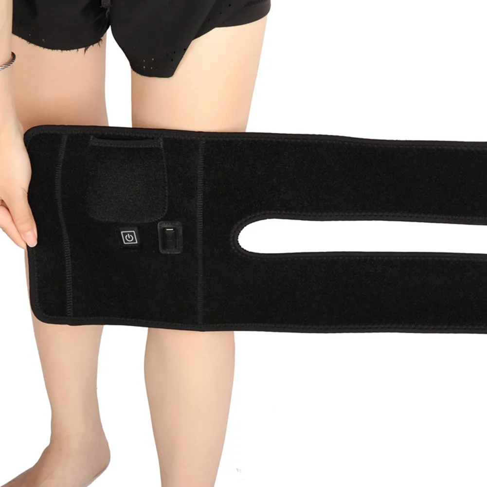 Good Healthy Electric Knee Heating Pad Wrap Arthritis Pain Relief Massager USB Charging Brace | Красота и здоровье