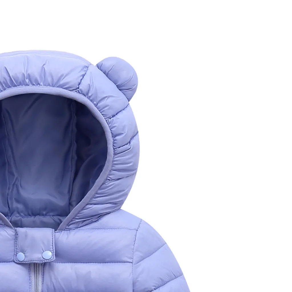 Детские куртки с капюшоном для мальчиков и девочек зимнее теплое плотное пальто