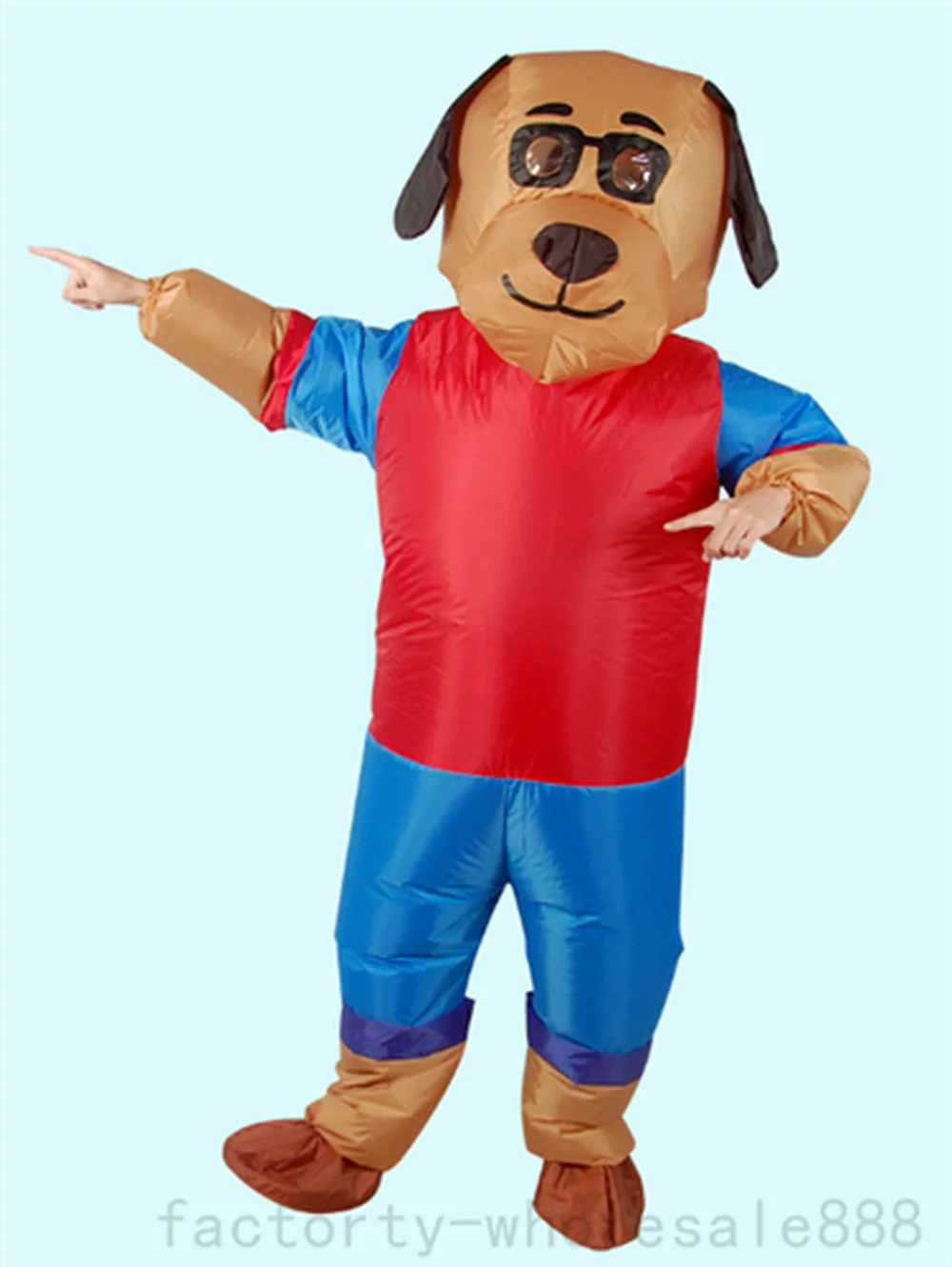 New Halloween Inflatable Dog Mascot Costume Suits Cosplay Party Dress Outfits Clothing Advertising Carnival Christmas Adults |