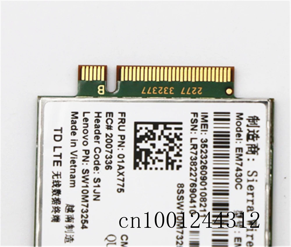 new original 01ax775 for thinkpad x1 carbon 5th x1 yoga 2nd thinkpad x1 tablet 3rd t470s 4g module wireless network card free global shipping