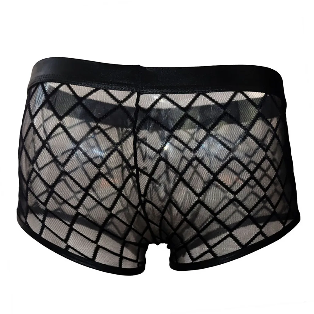 Мужское сексуальное нижнее белье для мальчиков полностью кружевное прозрачное
