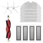 Детали для пылесоса xiaomiroborock Robot S5 Max S50 S55 S6 Pure S5 Max, фильтр нера, основная и боковые щетки, 12 шт., аксессуары