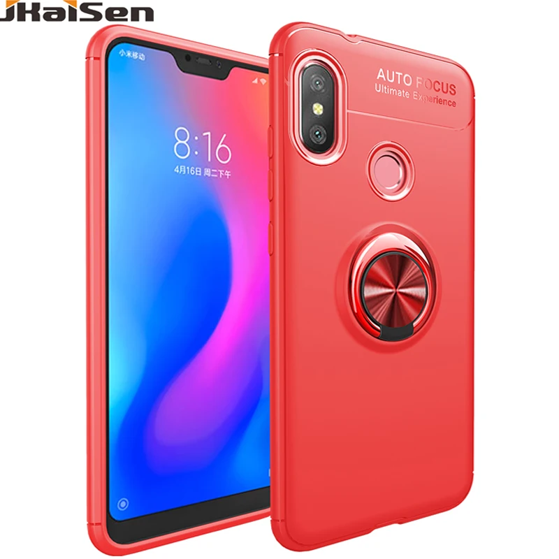 

Shockproof Ring Bracket Phone Case for Xiaomi Mi 6 8 6X 9 SE 10 Lite Stand Protective Cover for Xiaomi MAX3 9Pro 10T Ultra PLAY