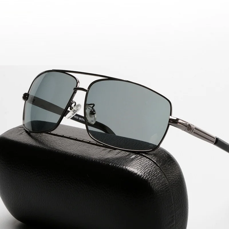 Мужские фотохромные солнцезащитные очки Vazrobe поляризационные очки-хамелеоны для