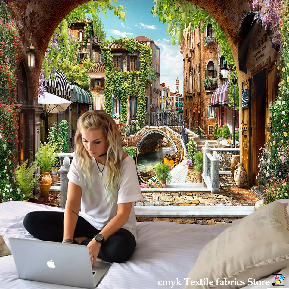 Настенный гобелен с изогнутыми камнями для двери украшение спальни в