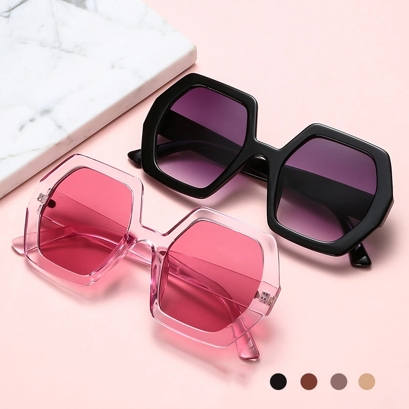 Солнцезащитные очки Polygon трендовые уличные нестандартные солнцезащитные для