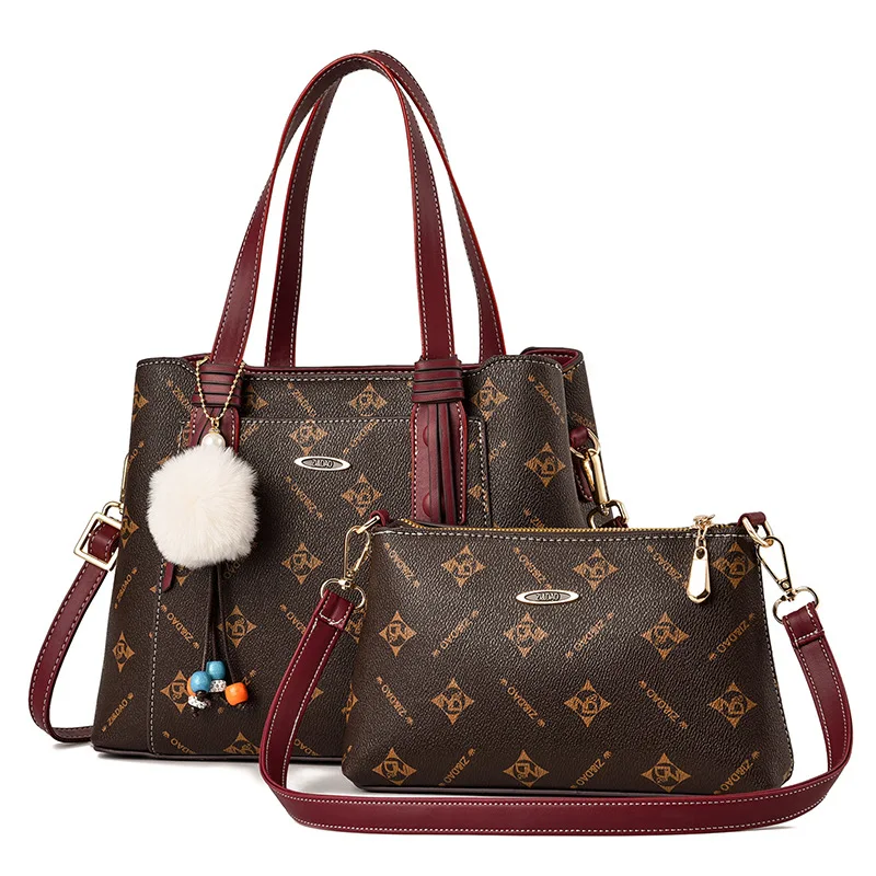 

2020 new stylish printed ladies bag casual elegant generous luxury one-shoulder stiletto handbag
