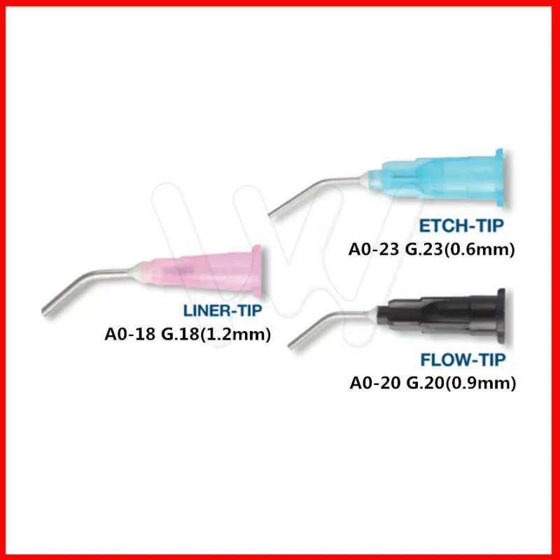 Зубная Смола etchant промывка изогнутая игла плоская головка стиральная 100 ⑤ кор. |