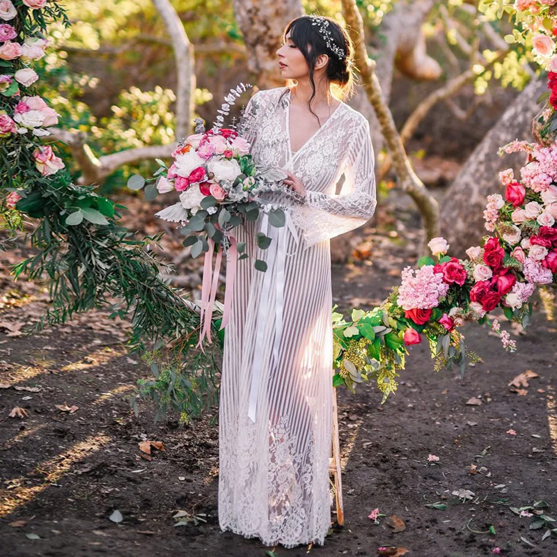 Пляжное длинное кружевное пляжное платье для женщин накидка плавания большого