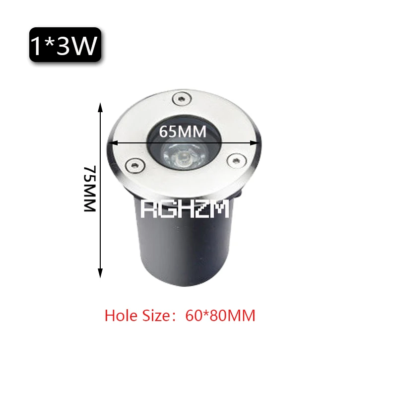 

Водонепроницаемые LED подземные светильники RGHZM 3Вт 5Вт 7Вт 9Вт