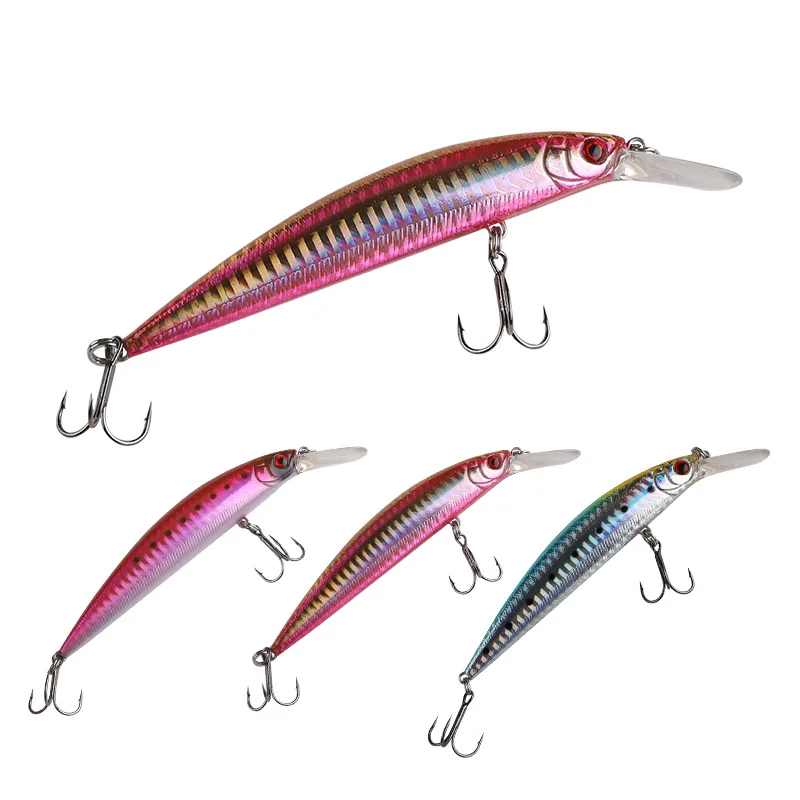 

1 PCS Big Laser Minnow Fishing Lures 12cm/30g Fishing Hard Bait Crankbaits Artificial Bait Pesca Sea Wobbler Swimming Baits