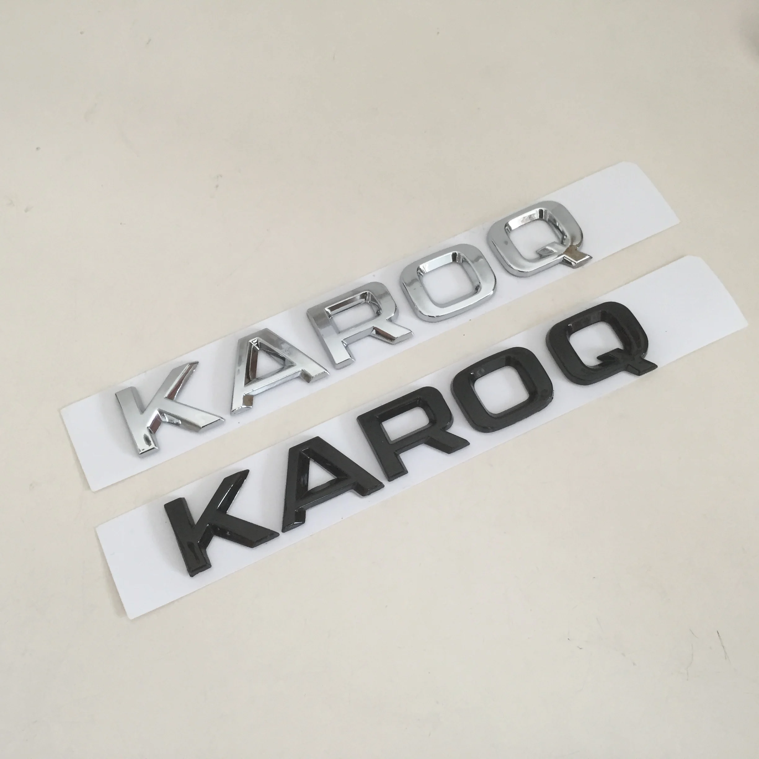 1 шт. 3D ABS высокое качество KAROQ Автомобильная буква задняя идентификация эмблема