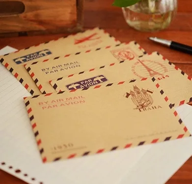 

10pcs/lot Kraft Paper Envelope 9.6x7.3cm Mini Retro Vintage Paris Paper Envelope Fashion Cute Kawaii Korean Stationery for Cards