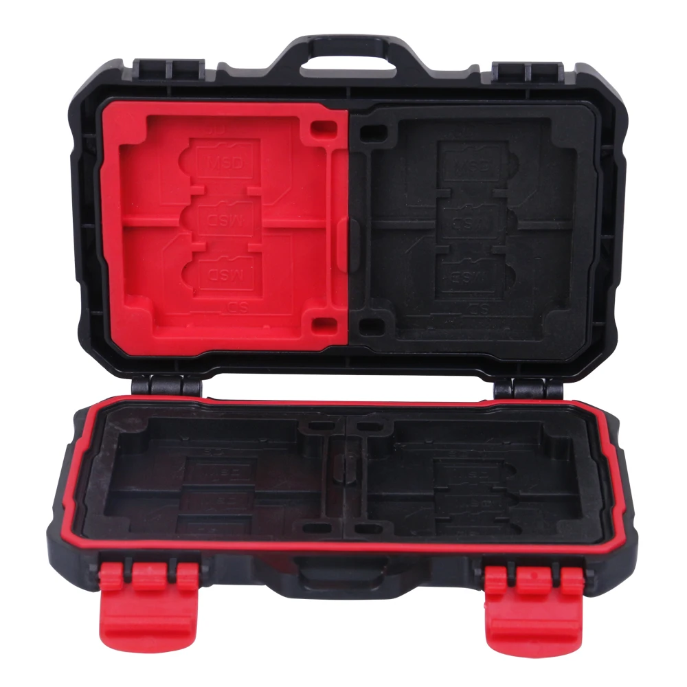 Коробка для SD карты Чехол держателя памяти 4 шт. CF SDXC MSPD XD 12 TF T Flash коробка хранения