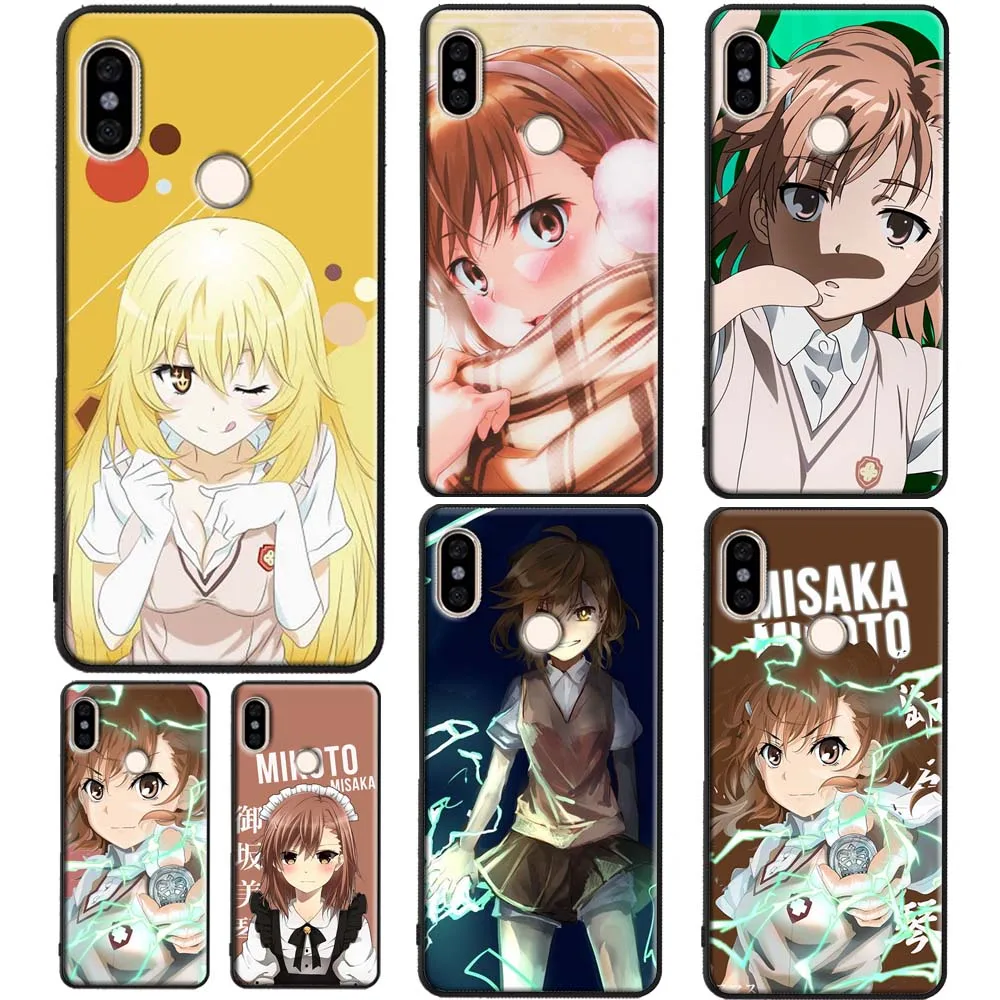 Чехол Misaka Mikoto для Xiaomi Redmi Note 11 8 9 10 Pro 10S 9A 9T Mi Lite 11T POCO X3 M3 M4 F3