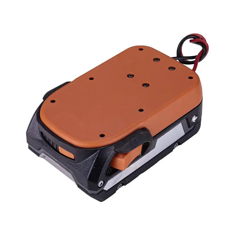 

18V Battery Power Mount Connector Adapter Dock Holder With 12 AWG Wires Battery Adapter Parts for RIDGID
