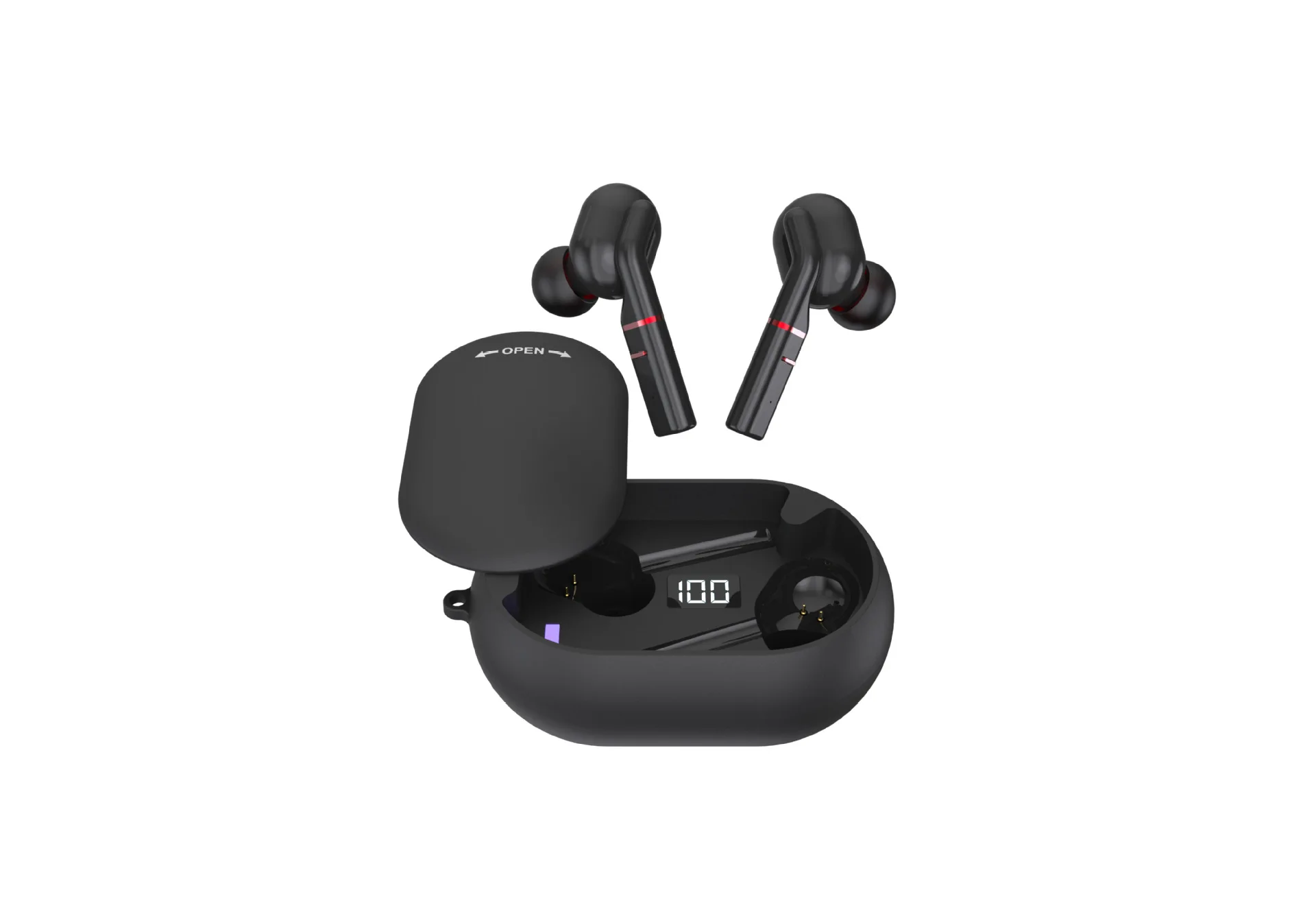 2020 год Bluetooth V5.0 гарнитура TWS Цифровая беспроводная в ухо бас спортивные наушники