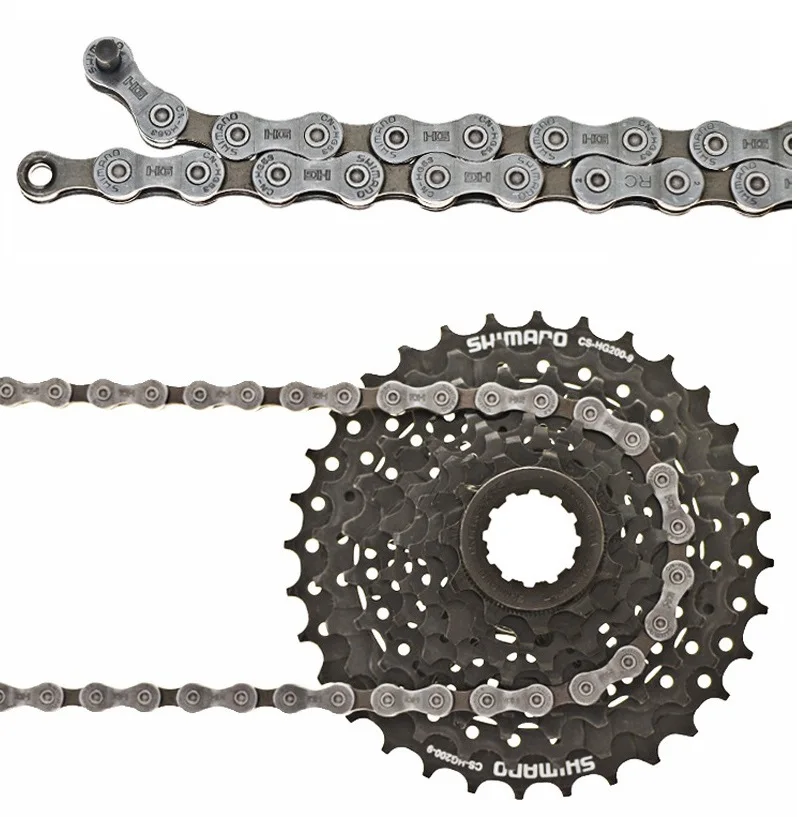 

For Shimano Alivio HG53 9 Speed chains CN-HG53 Super Narrow HG Bicycle Bike Chain 9-speed 9S 112 links 112L Road MTB Accessories