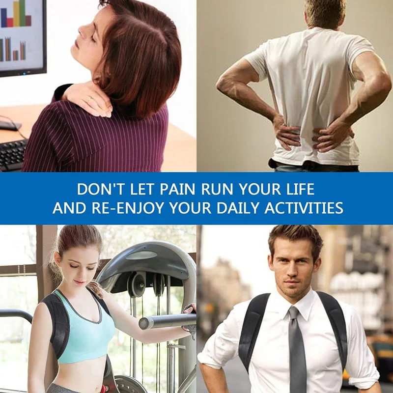 

New Posture Corrector Adjustable Back Shoulder Correction Brace Belt Clavicle Fracture Support Drop Shipping