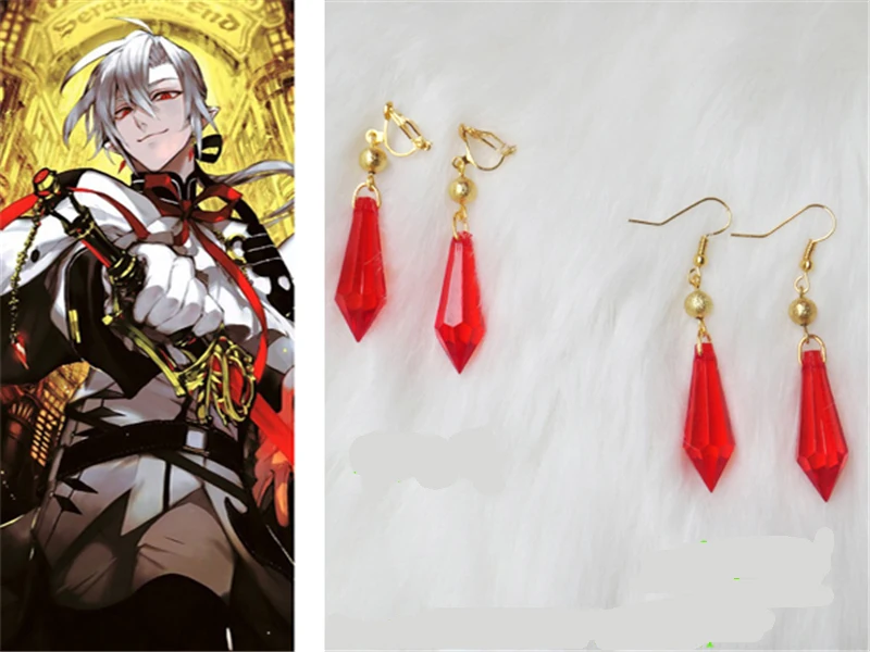 1 пара аниме серьги-гвоздики для мужчин и женщин | Украшения аксессуары