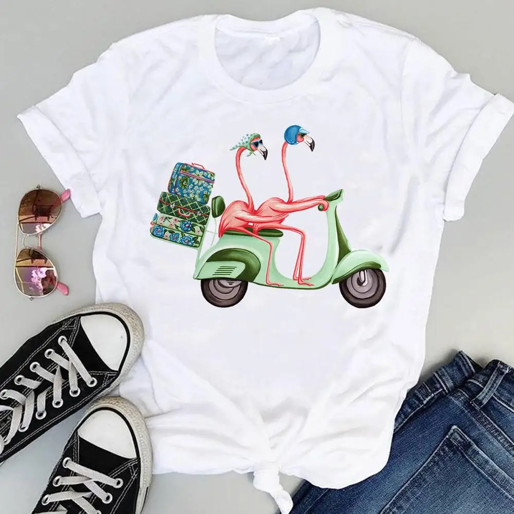 Женская летняя футболка с коротким рукавом и графическим принтом - купить по