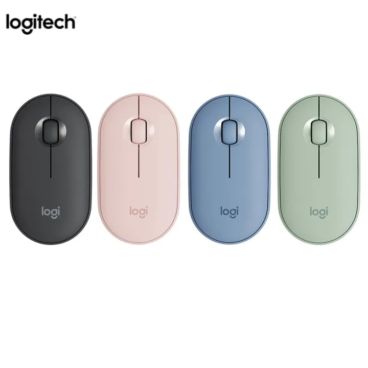 Оригинальная Беспроводная Bluetooth Мышь Logitech PEBBLE с двойным подключением бесшумная