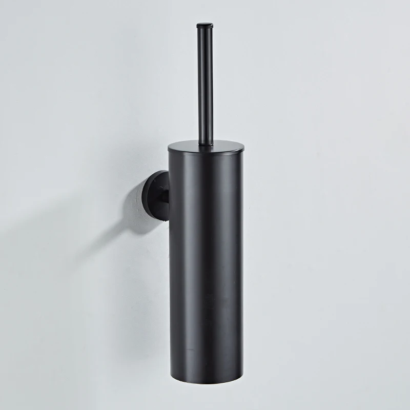 bathroom accessories cleaner stainless steel black toilet brush holderbathroom furniture sets toilet deep clean brush products free global shipping