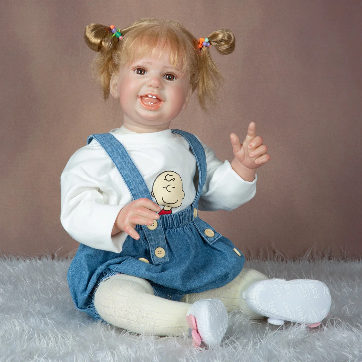 

Кукла реборн Реалистичная силиконовая, 27 дюймов, 68 см, с тканевым корпусом, с 3d-рисунком, подарок