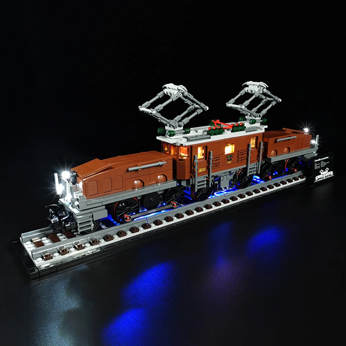 

USB Powered LED Lighting Kit For Crocodile Locomotive 10277(LED Included Only, No Kit) - Remote Control Version/Classic Version