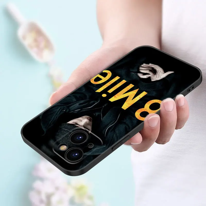 Чехол Rapper Eminem для Apple iPhone 13 12 Mini 11 Pro XS Max XR X 8 7 6S 6 Plus 5S 5 SE 2020 мягкий черный чехол из