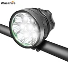 Велосипедный передний светодиодный фонарь 7 * XML T6, 10000 лм, велосипедный фонарь, велосипедная лампа, 3 режима, светодиодный фонарь для ночной езды без батареи