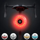 Велосипедный задний фонарь, Многофункциональный водонепроницаемый Предупреждение светильник онарь с USB-зарядкой, Аксессуары для велосипеда