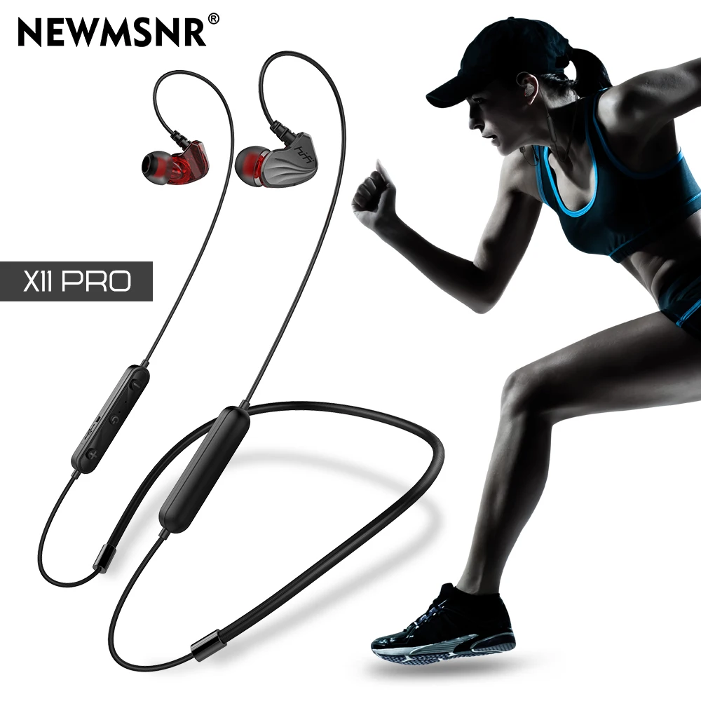 Bluetooth гарнитура Newmsnr X11Pro 6D с объемным звуком 5 0 + EDR беспроводные наушники IPX5