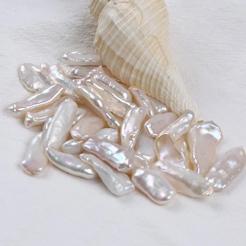 Оптовая продажа бусины Бива из натурального пресноводного жемчуга неправильной