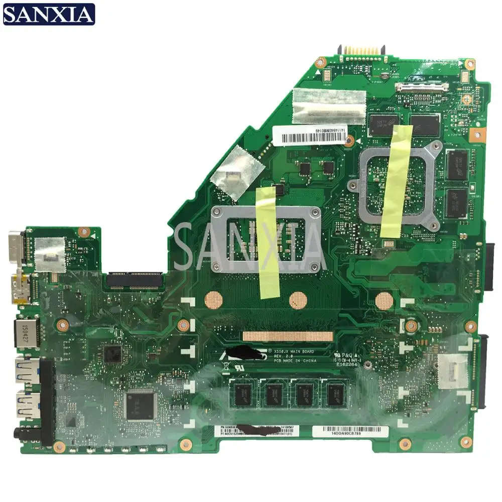 KEFU X550JX материнская плата для ноутбука ASUS X550JX X550JF X550JD X550JK mainboar 4GB-RAM I7-4720HQ/4750HQ GTX950M