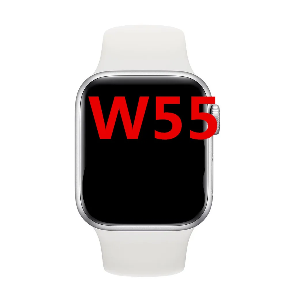 IWO 11 умные часы серии 5 w55 умные часы для Apple IOS Android 44 мм gps ЭКГ монитор сердечного ритма PK iwo 9 8 plus 9 10 - Цвет: IWO 11 silver